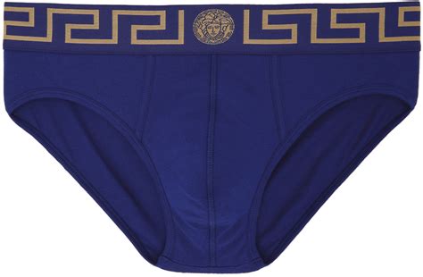 blue versace underwear